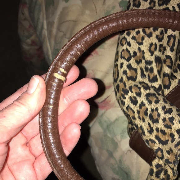 Leopard Print Satchel Bag - Picture 11 of 14